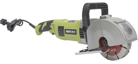 Mauerfräse mit 5 Stück 125mm 7500 U/min Klingen Staubfreie Mauerfräse 4KW Wandschlitzmaschine Elektro Mauernutfräse Wall Chaser Schlitzfräse Nutfräse