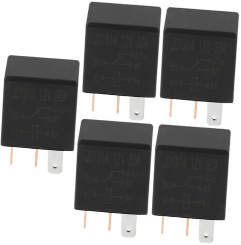 Gatuida 5 Stücke Effiziente Auto Relais Ersatz 12v 30a Auto Relais 5 Pin Für-dauerhaften Einsatz