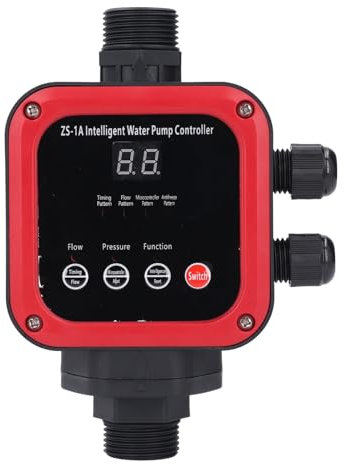 Automatische Wasserpumpensteuerung, 2,2 KW, 220 V, Intelligenter Selbstansaugender Wasserpumpen-Druckschalter, 5 Modi, 10 Bar, für Gartenpumpe, Saubere Wasserpumpe