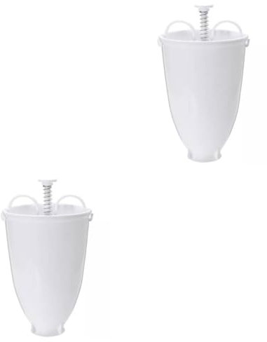 SHOWERORO 2pcs Plastic Donut Maker Machine Easy to Use Doughnut Maker Dispenser and Mould