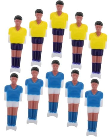ifundom 10stücke Mini Tischfußballspielerfiguren-Set Tischfußball-ersatzfiguren Für Kicker Detailgetreue Spielerfiguren Tischfußball-zubehör Für Spieler