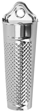 Rallador de nuez moscada de acero inoxidable, triturador de queso multifuncional, rallador de limón, molinillo de nuez moscada de mano para cítricos, ajo, nueces y verduras