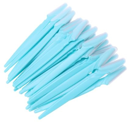 VILLFUL 30 Pezzi Taglia Sopracciglia Modellatore Portatile Facciali Per Sopracciglia Blu