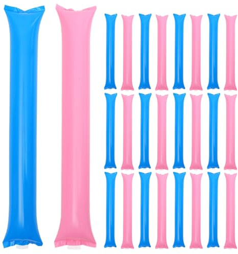 UPKOCH 60PCS Cheering Sticks: Thunder Sticks Team Inflatable Noise Makers Cheerleading Prop for Sport Cheers Spirit Basketball