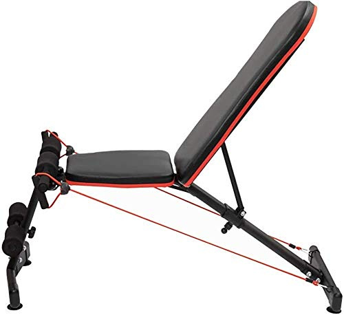 LJLZXPBUS Adjustable Weights Bench with Multifunction Dumbbells, Two in One Sit-up Fitness Equipment Bench for Abdominal Muscle