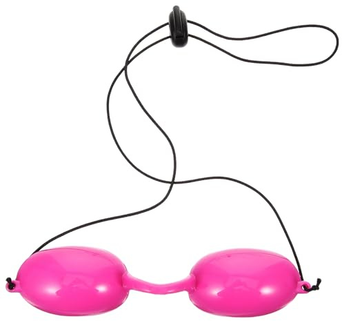 COLLBATH Lunettes de Protection Uv Compactes et Ajustables pour Bronzage et Soins Esthétiques Masque Oculaire Léger Anti-lumière Intense pour Femme et Usage Extérieur