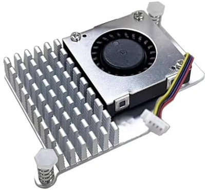 YROHGKPN Enfriadores activos para 5 placas de desarrollo, disipador de calor, ventilador de metal para una disipación eficiente del calor, solución activa de bajo ruido, ventilador de velocidad