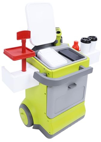 Vvikizy Interaktivt Låtsasspela Kassaregister Leksaksset med Säker och Pålitlig Design för Småbarn Multifunktionell Leksaksset