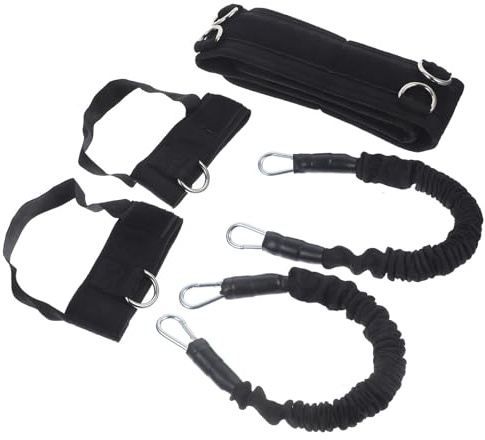 Toddmomy Attrezzo per Allenamento Basket Fascia di Resistenza in Neoprene per Migliorare Forza Gambe e Agilità per Allenamento Sportivo