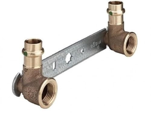Viega Montageeinheit mit SC Sanpress 2221.1 in 15 mm x Rp1/2 x 45 mm x 80/150 mm Rg, 135119