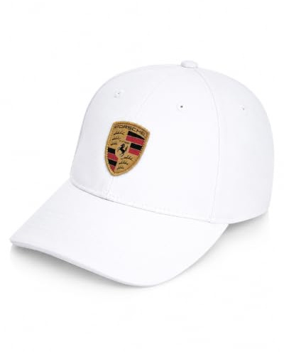 Porsche Crest Logo White Cap