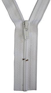 GIM Reißverschluss weiß 160 cm für Bettwäsche | Kopfkissen, Bettbezüge, schließbare Länge