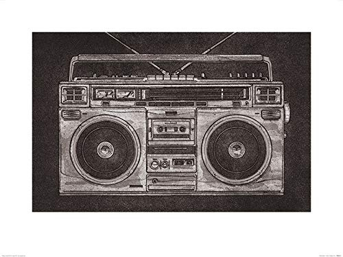 Barry Goodman Ghetto Blaster 60 x 80cm Kunstdruck