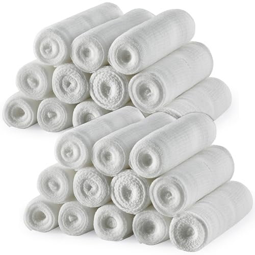 Mullbinden - 24er Pack x 10x 300,6 cm pro Rolle medizinische Mullbinde und Stretch-Verbandwickel zum Verbinden von Wunden aller Art und für Erste-Hilfe-Sets von MEDca