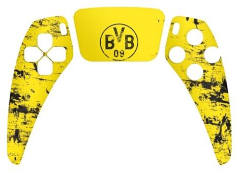 DeinDesign Skin kompatibel mit Sony PlayStation 5 Controller PS5 Folie Sticker Borussia Dortmund Offizielles Lizenzprodukt BVB