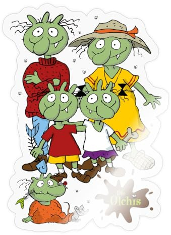 Die Olchis Classic Eine Schmuddelige Familie Sticker Aufkleber