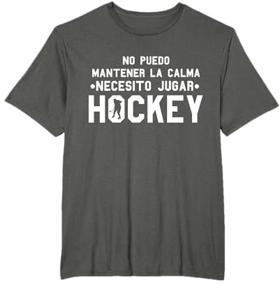 Hockey Jugar Sobre Hielo Deporte - Patinador Hockey Camiseta