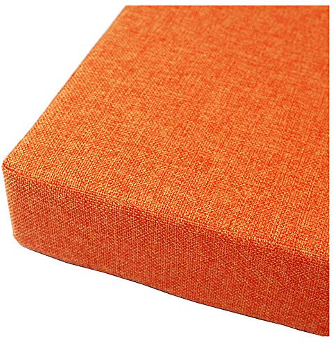 XCYYBB Gartenbank, Bankauflage Sitzauflage Gartenbank Schwammkissen,Sitzkissen Gartenbankauflage Bankauflage Bankkissen Sitzkissen Indoor Outdoor Lange Sitzkissen Pads-Orange 200x40x5cm(79x16x2in)