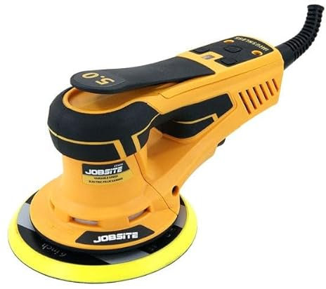 Neilsen CT5650 230V Orbital Palm Sander - Brushless Motor, 350W, Variable Speed, Digital Display, 150mm Sanding Pad