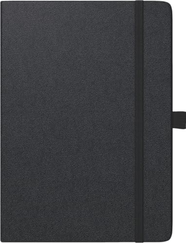 BRUNNEN Bokkalender Kompagnon TimeCenter Modell 725 (2025), 2 sidor = 1 vecka, A5, 352 sidor, baladomslag, svart