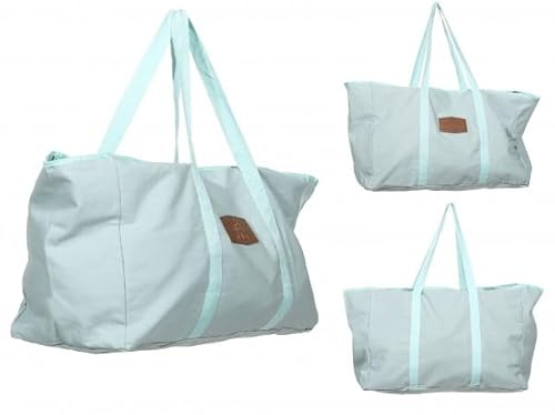 Rungassi Strandtasche Einkaufstasche Shopper Tragetasche Tasche XXL (Türkis)