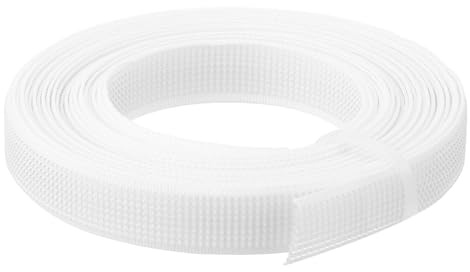 QUARKZMAN Stecche per Cucito, 1 Pezzo 5 Iarde 12 mm - Stecche per Corsetti Bassa Densità Poliestere Cucire per Abito Sposa, Abito Sposa (Bianco)