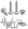 100 Piezas Tornillos Autotaladrantes, Tornillos Torx M3 x 14 mm, Tornillo de Chapa de Seguridad A2 V2A, Rosca Completa, Tornillos Autorroscantes de Acero Inoxidable