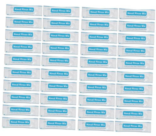 Healeved Sobres De Sal Nasal Para Lavado Nasal 80 Paquetes Mezcla Salina Instantánea Sin Iones Rápida Disolución Uso Diario Para Trabajadores Expuestos a Polvo y Niebla