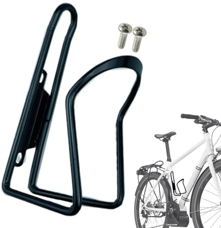 Porta bottiglia d'acqua per bicicletta da montagna Gabbia per bottiglia d'acqua da bicicletta - Rack per bollitore da bicicletta con viti - Supporto per bollitore in lega di alluminio leggero per