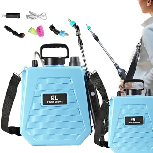 Lawn Garden – à Dos électrique, Distributeur d'agriculture | Pulvérisateurs de Cour Rechargeables pour, Outil d'arrosage de Ferme, Engrais extérieur, herbicide de Jardin