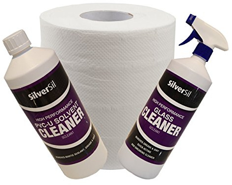Industrial Cleaning Bundle - Solvent and Glass Cleaner with Tissue