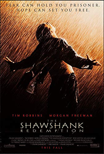 Shawshank Redemption Classic Movie Poster Various Sizes (A3 Size 29 x 42 cms)