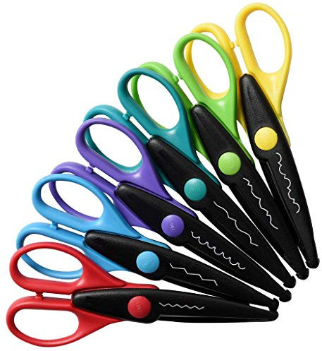 Zink 6 Colorful Decorative Edge Scissor Set for Photo Projects