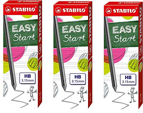Stabilo Easy Ergo Bleistift-Minen, 3,15 mm, HB (18 Minen)