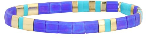 KELITCH Seed Perlenarmband Buntes Stretcharmband Stapelbarer Freundschaftsarmreif Für Damen