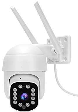 HiKam Telecamera di sorveglianza A9 2023 Gen, PT per esterni, con riconoscimento personale, risoluzione Ultra HD 2K, senza fili, IP WLAN, orientabile, con sirena, visione notturna, IP66, impermeabile