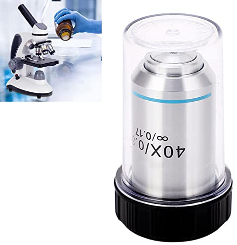 40X-Objektiv, Unendlichkeitsobjektiv, 40X RMS-Gewinde, Weites Sichtfeld, Hohe Durchlässigkeit, 195-Mikroskop-Objektiv Mit Aufbewahrungsbox