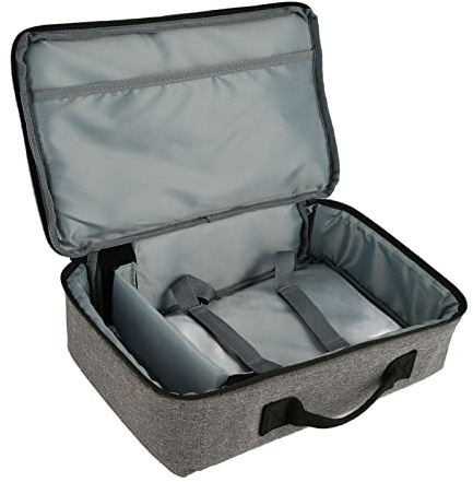 FOLOSAFENAR Estuche para Proyector ,Gris ,Fácil de Transportar ,Duradero ,de Nailon ,Multiusos ,Liviano ,para Proyector ,para Viajes