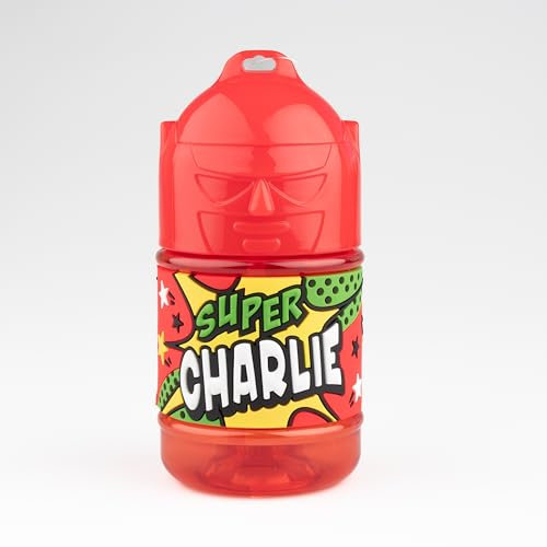 Super Charlie Kindertrinkflasche mit Strohhalm