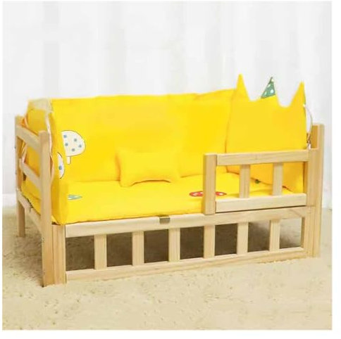 EHEIN Katzenbett, Plüsch-Katzenbett for den Innenbereich, Katzenhängematte aus Holz, Katzensofa, geeignet for Katzen, Hunde, Kaninchen, Kleintiere (Color : Style4, Size : S)