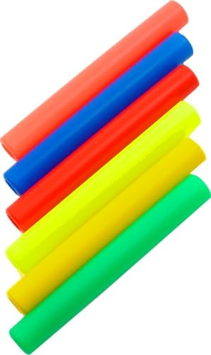 Abdominal Workout Exercise & Fitness Plastic Relay Batons Senior Set Of 6 Assorted UK