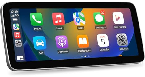 simpnavi Linux 12.3 Car Stereo Radio for Toyota RAV4 2019 2020 2021 2022, Wireless Apple Carplay & Andorid Auto, Fast Booting, Fast Phone Connection, Stable System, 1920x720 QLED Touchscreen