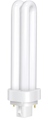 Liuyife G24d-3 2-Polige PLC-Röhrenlampen 26W, Warmweiß Licht 2700K, 1600LM, 2U-Doppeldrehröhre, Hocheffiziente Leuchtstofflampe Mit Geringem Verbrauch, Geeignet Für Küche, Esszimmer, Büro, 1 Stück