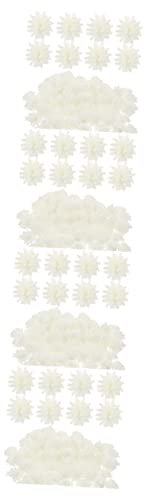 STOBAZA 400stücke Künstliche Chrysanthemen Aromatherapie Diffuser Zubehör Für Raumduft Pe Schaumblumen Milchweiß Für Büro Und Zuhause