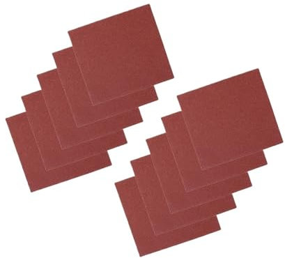 WUSHADEHANS Papel de Lija, Papel de Lija húmedo y seco, 10 Piezas de Almohadillas de Lija de Papel de Lija de 110 x 100 mm, Papel de Lija de Grano 60-1000, Herramientas de Pulido abrasivas(1000)