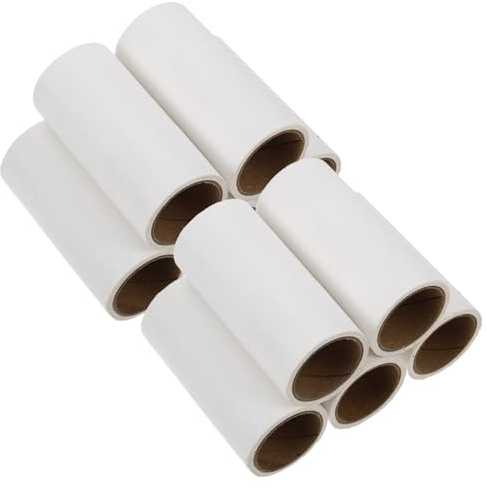 UPKOCH 10pcs Extra Sticky Sheets Reusable Lint Roller Refills for Carpet Clothes Fuzz Remover Pet Hair Lint Roller Refill Paper Dog Cat Hair Remover Portable for Floor
