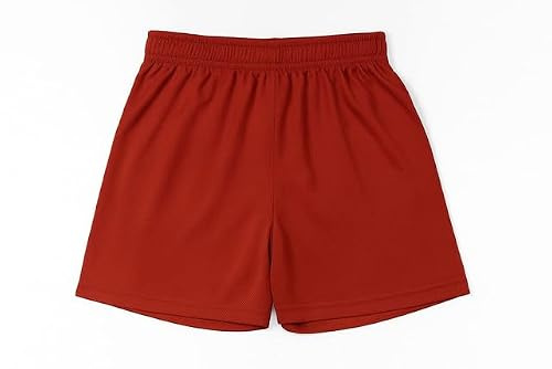 BSBAAA FASHIONS Boys Sports Shorts, Gym Football Training Activewear, Kids School PE Shorts Lightweight Quick Dry Pull-On Age 3-16 Years