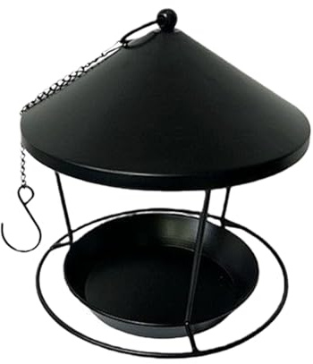 Pájaro De Metal Colgable: Bandeja De Comida Para comedern, Ideal Para Colibríes, Jardín, Patio Trasero, Apartamento, Balcón, Villa, Porche, Patio, De Forma Segura Mientras Mejora El Exterior, La Decor