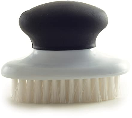 Norpro Grip-EZ Scrub Brush, White/Black