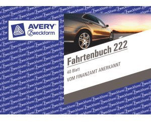 AVERY Zweckform 10 x Formularbuch Fahrtenbuch A6 quer VE=40 Blatt mit Ausfüllhilfe